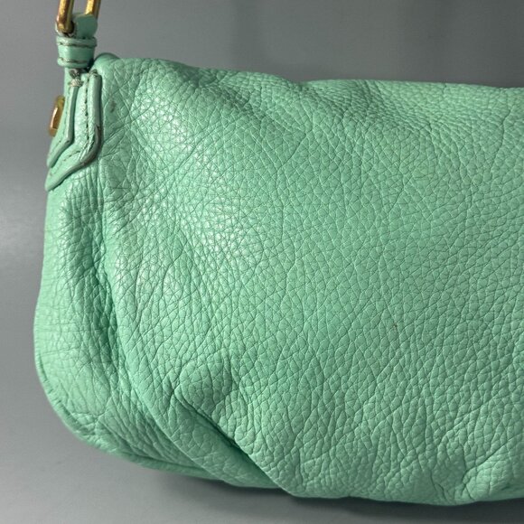 Marc By Marc Jacobs Mint Green Leather Mini Q Natasha Shoulder Bag - Picture 8 of 15